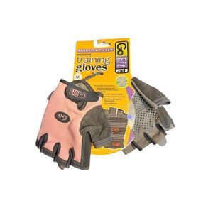 Go Fit woman’s training pink gray gloves interactive CD workout muscle lifts